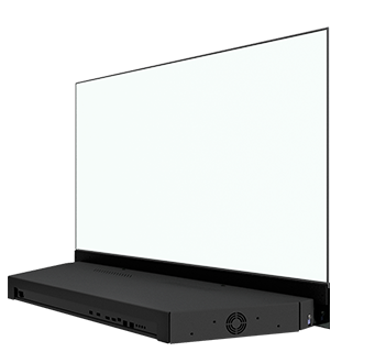 Transparent screen 55"