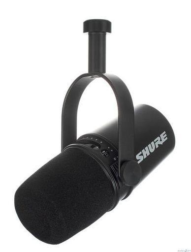 Mikrofon, Shure MV7 Black - podcast